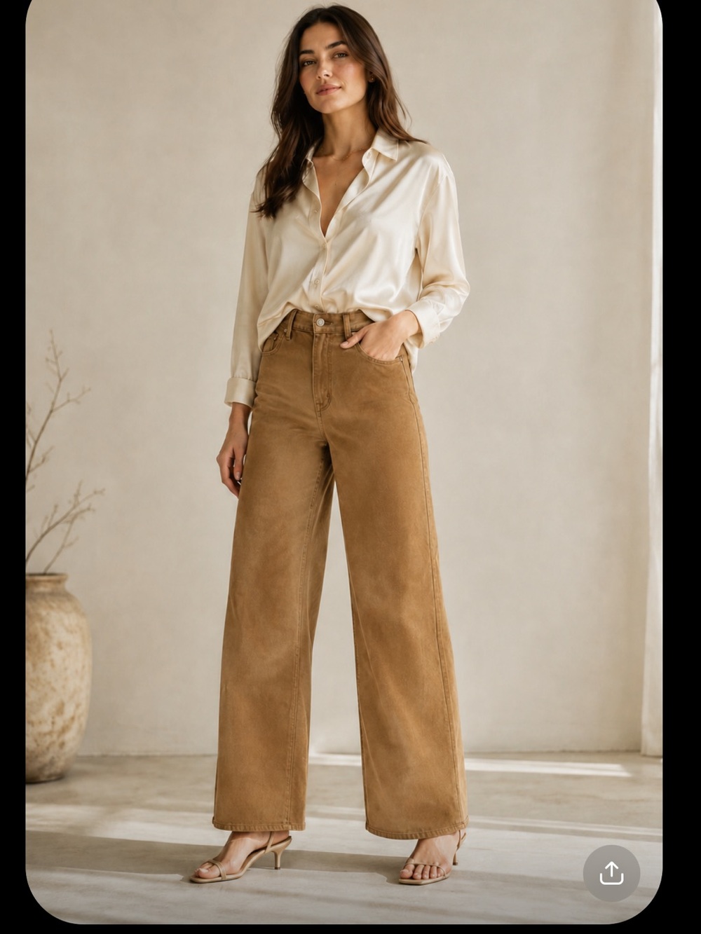 BANANA REPUBLIC FACTORY Ultra‎ High-Rise Wide-Leg Trouser 30/10 Inseam 29